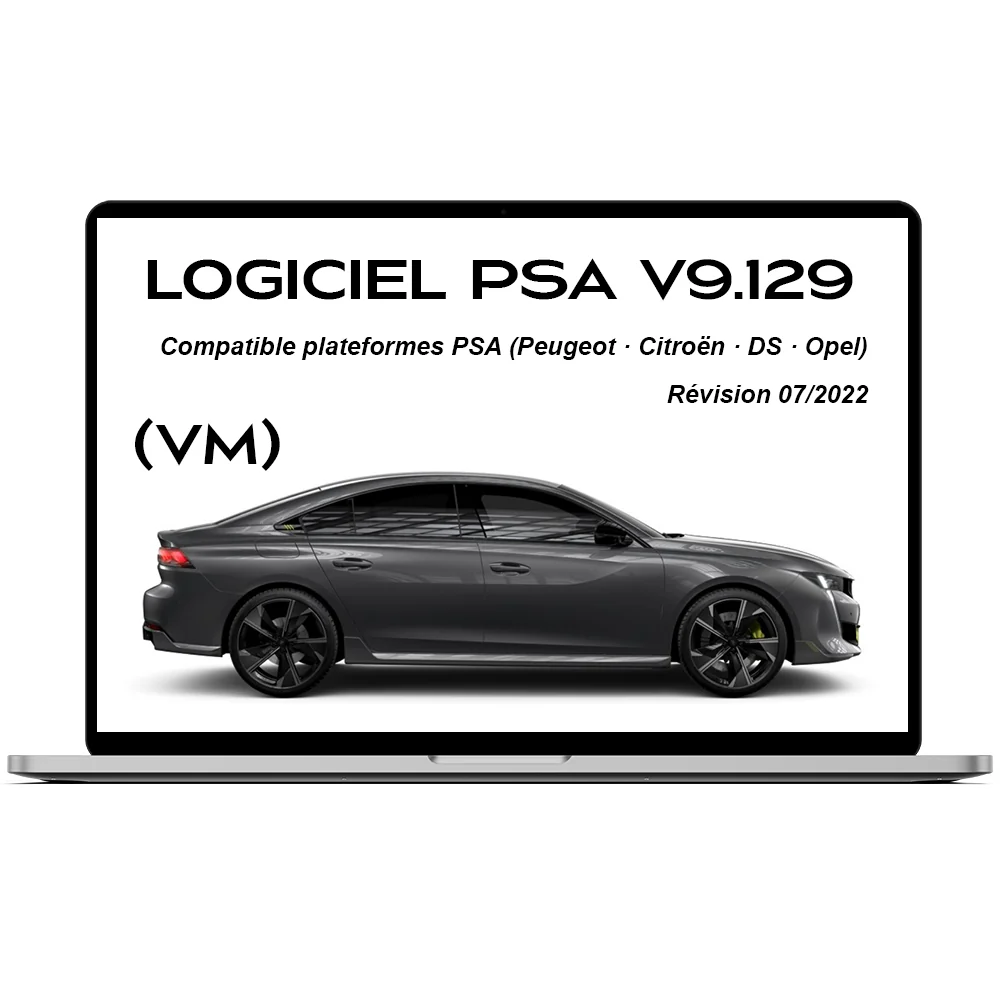 Diagbox 9.129 (VM) – Logiciel diagnostic PSA VMware